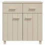 Aparador HAMAR madera de pino maciza marrón miel 79x40x80cm de vidaXL, Aparadores - Ref: Foro24-340436, Precio: 129,69 €, Des...
