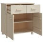 Aparador HAMAR madera de pino maciza marrón miel 79x40x80cm de vidaXL, Aparadores - Ref: Foro24-340436, Precio: 129,69 €, Des...