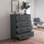 Aparador HAMAR madera maciza de pino gris oscuro 79x40x103,5 cm de vidaXL, Aparadores - Ref: Foro24-340426, Precio: 171,87 €,...