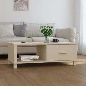 Mesa de centro HAMAR madera maciza pino marrón miel 100x55x35cm de vidaXL, Mesas de centro - Ref: Foro24-340452, Precio: 81,1...