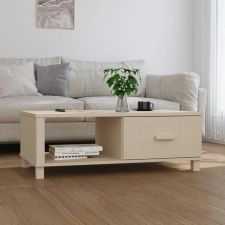 Mesa de centro HAMAR madera maciza pino marrón miel 100x55x35cm de vidaXL, Mesas de centro - Ref: Foro24-340452, Precio: 82,0...