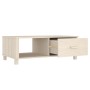 Mesa de centro HAMAR madera maciza pino marrón miel 100x55x35cm de vidaXL, Mesas de centro - Ref: Foro24-340452, Precio: 82,0...