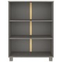 Estantería HAMAR madera maciza pino gris claro 85x35x112 cm de vidaXL, Librerías y estanterías - Ref: Foro24-340487, Precio: ...