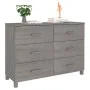 HAMAR Sideboard aus massivem hellgrauem Kiefernholz 113x40x80 cm von vidaXL, Sideboards - Ref: Foro24-340451, Preis: 165,19 €...