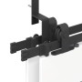 Kit de herrajes para puertas correderas acero negro 213,5 cm en Materiales de construcción | Comprar online en Foru.es
