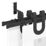 Kit de herrajes para puertas correderas acero negro 183 cm en Materiales de construcción | Comprar online en Foru.es