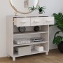 Mesa consola HAMAR madera maciza de pino blanco 90x35x90 cm de vidaXL, Mesas auxiliares - Ref: Foro24-340465, Precio: 147,61 ...