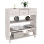 Mesa consola HAMAR madera maciza de pino blanco 90x35x90 cm de vidaXL, Mesas auxiliares - Ref: Foro24-340465, Precio: 147,61 ...