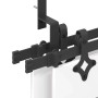 Kit de herrajes para puertas correderas acero negro 152,5 cm en Materiales de construcción | Comprar online en Foru.es