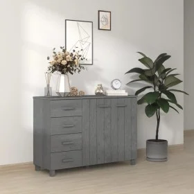 HAMAR sideboard made of solid dark gray pine wood 113x40x80 cm by vidaXL, Sideboards - Ref: Foro24-340446, Price: 166,52 €, D...
