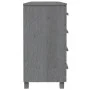 HAMAR sideboard made of solid dark gray pine wood 113x40x80 cm by vidaXL, Sideboards - Ref: Foro24-340446, Price: 166,52 €, D...