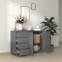 HAMAR sideboard made of solid dark gray pine wood 113x40x80 cm by vidaXL, Sideboards - Ref: Foro24-340446, Price: 166,52 €, D...