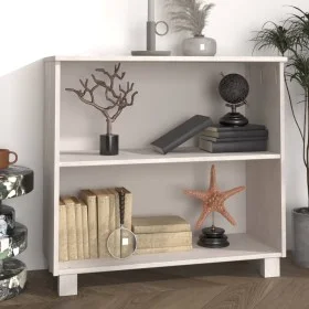 HAMAR solid pine wood sideboard in white, 85x35x80 cm by vidaXL, Sideboards - Ref: Foro24-340501, Price: 60,72 €, Discount: %