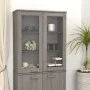 Aparador superior HAMAR pino macizo gris claro 85x35x100 cm de vidaXL, Aparadores - Ref: Foro24-340507, Precio: 145,77 €, Des...