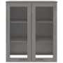 Aparador superior HAMAR pino macizo gris claro 85x35x100 cm de vidaXL, Aparadores - Ref: Foro24-340507, Precio: 133,67 €, Des...