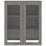 Aparador superior HAMAR pino macizo gris claro 85x35x100 cm de vidaXL, Aparadores - Ref: Foro24-340507, Precio: 145,77 €, Des...