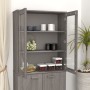 Aparador superior HAMAR pino macizo gris claro 85x35x100 cm de vidaXL, Aparadores - Ref: Foro24-340507, Precio: 133,67 €, Des...