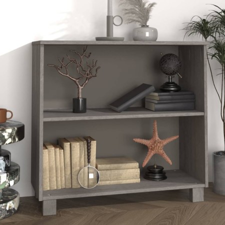 Aparador HAMAR madera maciza de pino gris claro 85x35x80 cm de vidaXL, Aparadores - Ref: Foro24-340503, Precio: 74,45 €, Desc...