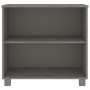 Aparador HAMAR madera maciza de pino gris claro 85x35x80 cm de vidaXL, Aparadores - Ref: Foro24-340503, Precio: 74,45 €, Desc...