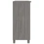 Aparador HAMAR madera maciza de pino gris claro 85x35x80 cm de vidaXL, Aparadores - Ref: Foro24-340503, Precio: 73,40 €, Desc...