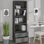HAMAR solid dark gray pine wood sideboard 60x35x180 cm by vidaXL, Sideboards - Ref: Foro24-340490, Price: 131,70 €, Discount: %