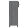 Mesa consola madera maciza de pino gris oscuro 90x35x90 cm de vidaXL, Mesas auxiliares - Ref: Foro24-340466, Precio: 103,01 €...