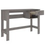 Escritorio HAMAR madera maciza de pino gris claro 110x40x75 cm de vidaXL, Escritorios - Ref: Foro24-340459, Precio: 78,54 €, ...