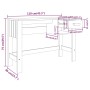 Escritorio HAMAR madera maciza de pino gris claro 110x40x75 cm de vidaXL, Escritorios - Ref: Foro24-340459, Precio: 78,54 €, ...