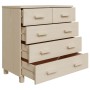 Aparador HAMAR madera de pino maciza marrón miel 79x40x80cm de vidaXL, Aparadores - Ref: Foro24-340420, Precio: 119,45 €, Des...