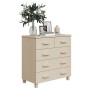 Aparador HAMAR madera de pino maciza marrón miel 79x40x80cm de vidaXL, Aparadores - Ref: Foro24-340420, Precio: 119,45 €, Des...