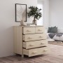 Aparador HAMAR madera de pino maciza marrón miel 79x40x80cm de vidaXL, Aparadores - Ref: Foro24-340420, Precio: 119,45 €, Des...