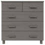 Aparador HAMAR madera maciza de pino gris claro 79x40x80 cm de vidaXL, Aparadores - Ref: Foro24-340423, Precio: 122,71 €, Des...
