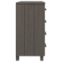 Aparador HAMAR madera maciza de pino gris claro 79x40x80 cm de vidaXL, Aparadores - Ref: Foro24-340423, Precio: 122,71 €, Des...