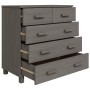 Aparador HAMAR madera maciza de pino gris claro 79x40x80 cm de vidaXL, Aparadores - Ref: Foro24-340423, Precio: 122,71 €, Des...