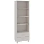 Aparador HAMAR madera maciza de pino blanca 60x35x180 cm de vidaXL, Aparadores - Ref: Foro24-340489, Precio: 149,83 €, Descue...