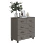 Aparador HAMAR madera maciza de pino gris claro 79x40x80 cm de vidaXL, Aparadores - Ref: Foro24-340423, Precio: 122,71 €, Des...