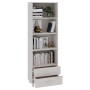Aparador HAMAR madera maciza de pino blanca 60x35x180 cm de vidaXL, Aparadores - Ref: Foro24-340489, Precio: 151,98 €, Descue...