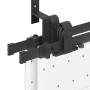 Kit de herrajes para puertas correderas acero negro 427 cm en Materiales de construcción | Comprar online en Foru.es