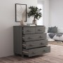 Aparador HAMAR madera maciza de pino gris claro 79x40x80 cm de vidaXL, Aparadores - Ref: Foro24-340423, Precio: 122,71 €, Des...