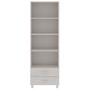 Aparador HAMAR madera maciza de pino blanca 60x35x180 cm de vidaXL, Aparadores - Ref: Foro24-340489, Precio: 151,98 €, Descue...