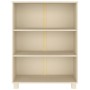 Estantería HAMAR madera pino maciza marrón miel 85x35x112 cm de vidaXL, Librerías y estanterías - Ref: Foro24-340484, Precio:...