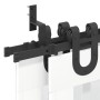 Kit de herrajes para puertas correderas acero negro 400 cm en Materiales de construcción | Comprar online en Foru.es