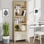 Aparador HAMAR madera de pino maciza marrón miel 60x35x180 cm de vidaXL, Aparadores - Ref: Foro24-340488, Precio: 155,03 €, D...