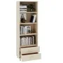 Aparador HAMAR madera de pino maciza marrón miel 60x35x180 cm de vidaXL, Aparadores - Ref: Foro24-340488, Precio: 155,03 €, D...