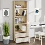 Aparador HAMAR madera de pino maciza marrón miel 60x35x180 cm de vidaXL, Aparadores - Ref: Foro24-340488, Precio: 155,03 €, D...