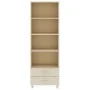 Aparador HAMAR madera de pino maciza marrón miel 60x35x180 cm de vidaXL, Aparadores - Ref: Foro24-340488, Precio: 155,03 €, D...
