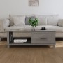 Mesa de centro HAMAR madera maciza pino gris claro 100x55x35 cm de vidaXL, Mesas de centro - Ref: Foro24-340455, Precio: 88,6...