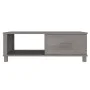 Mesa de centro HAMAR madera maciza pino gris claro 100x55x35 cm de vidaXL, Mesas de centro - Ref: Foro24-340455, Precio: 87,5...