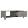 Mesa de centro HAMAR madera maciza pino gris claro 100x55x35 cm de vidaXL, Mesas de centro - Ref: Foro24-340455, Precio: 87,5...