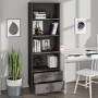Aparador HAMAR madera maciza de pino gris claro 60x35x180 cm de vidaXL, Aparadores - Ref: Foro24-340491, Precio: 133,45 €, De...